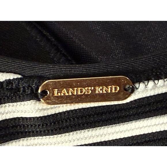 Lands' End One Piece Swimsuit Striped Red White Blue Size 18 - Picture 14 of 15